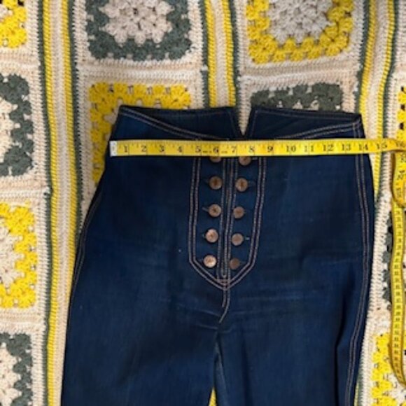 1980s Vintage Rag City Blues  Double Button Through Fly, High Waist Jeans - Picture 10 of 11